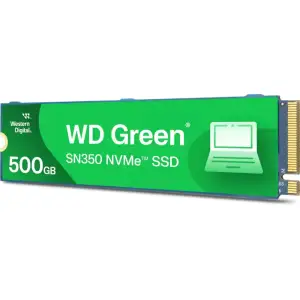 SSD накопичувач WESTERN DIGITAL SSD WD Green 500Gb SN350 NVMe WDS500G2G0C UA