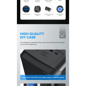 Корпус GAMEMAX Micro ATX без блока живлення H602-BK UA