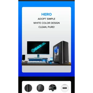 Корпус GAMEMAX Micro ATX без блока живлення H602-BK UA