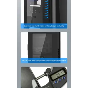 Корпус GAMEMAX Micro ATX без блока живлення H602-BK UA