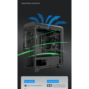 Корпус GAMEMAX Micro ATX без блока живлення H602-BK UA