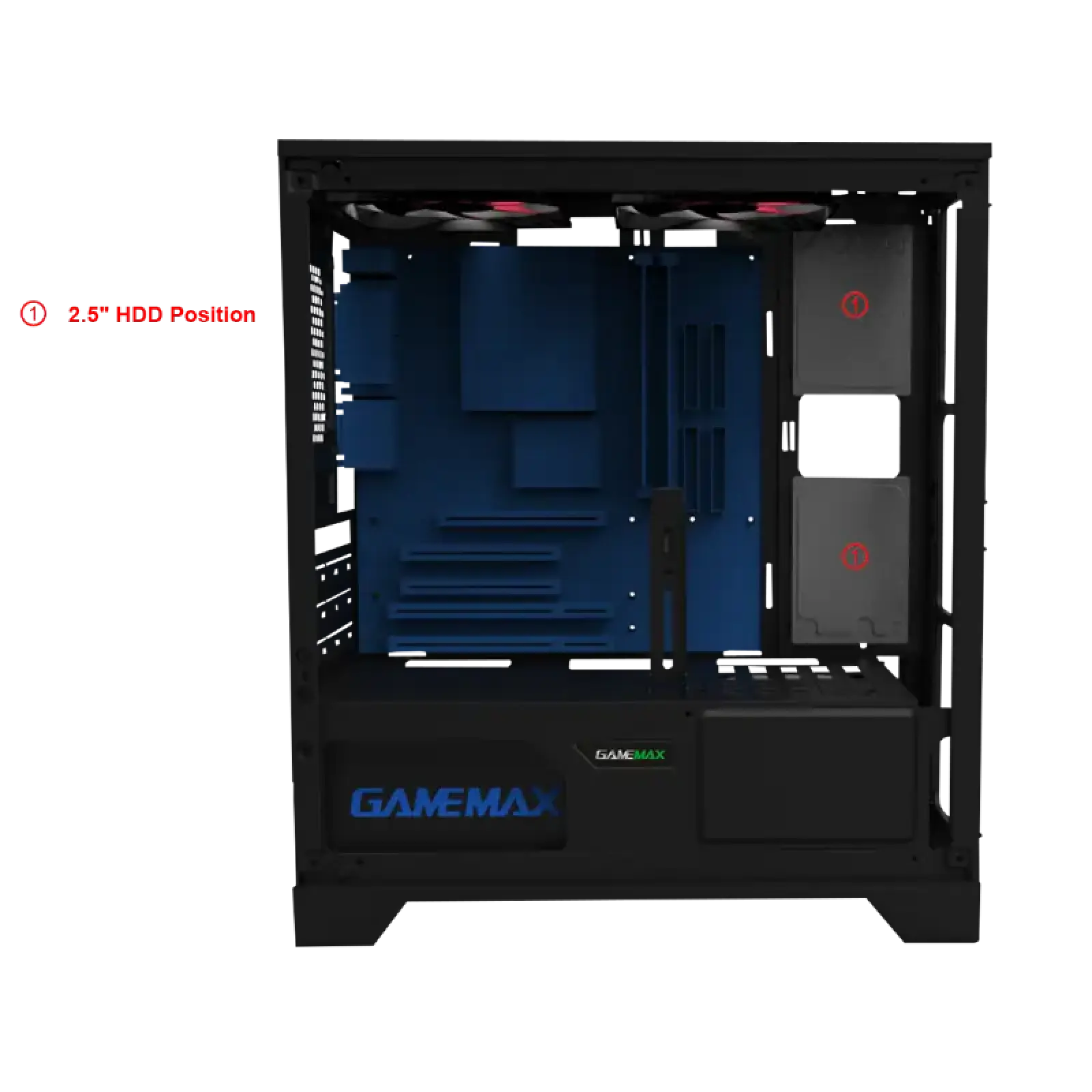 Корпус GAMEMAX Micro ATX без блока живлення H602-BK UA
