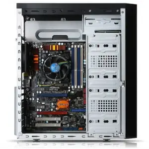 Корпус GAMEMAX ATX з блоком живлення AM-400-8cm ET-210-400W UA