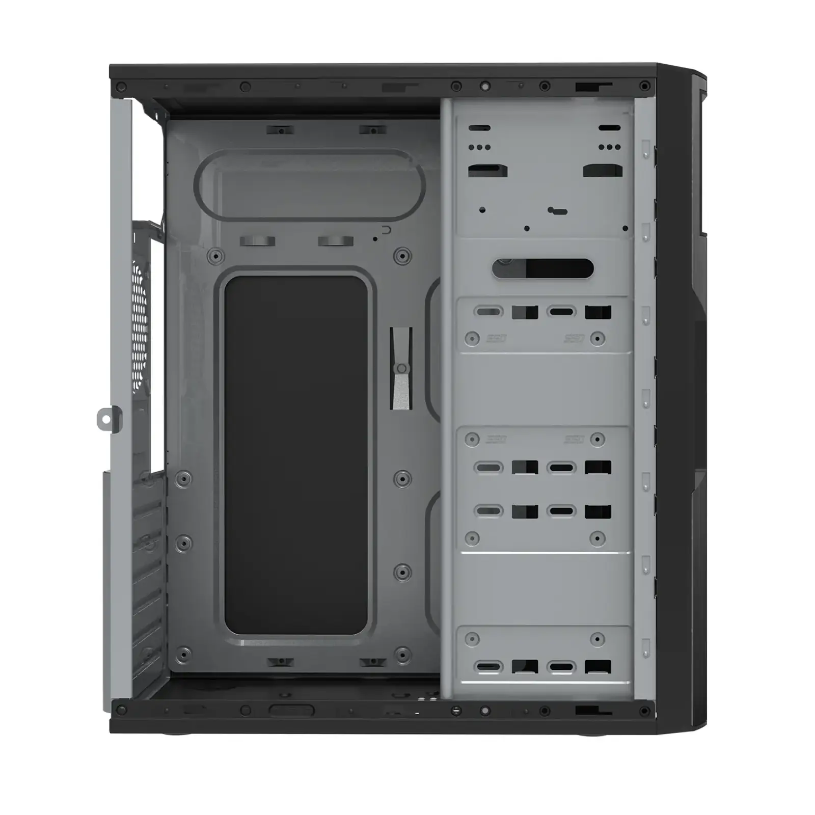 Корпус GAMEMAX ATX З БЛОКОМ ЖИВЛЕННЯ GM-450 ET-210-450W UA