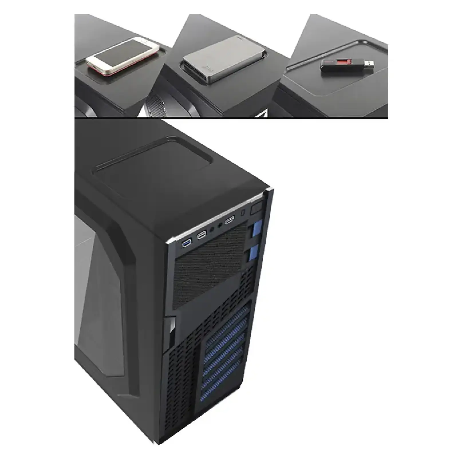 Корпус Gamemax MT521-NP б/БП UA