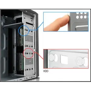 Корпус GAMEMAX ATX с блоком питания GM-400-8cm ET-211-400 UA