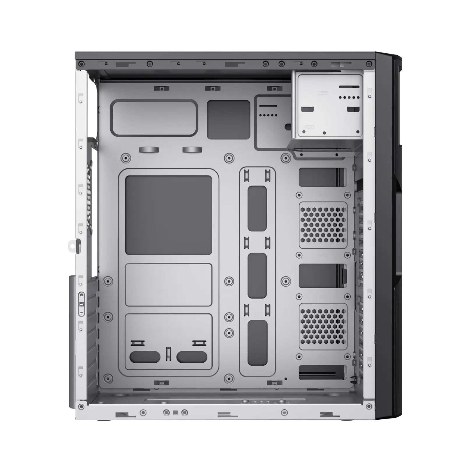 Корпус GAMEMAX ATX с блоком питания GM-400-8cm ET-209-400W-2U3 UA