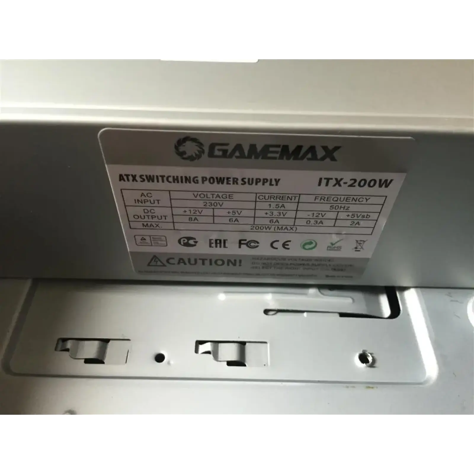 Корпус GAMEMAX MiniITX з блоком живлення ITX-200W ST102-2U3 UA
