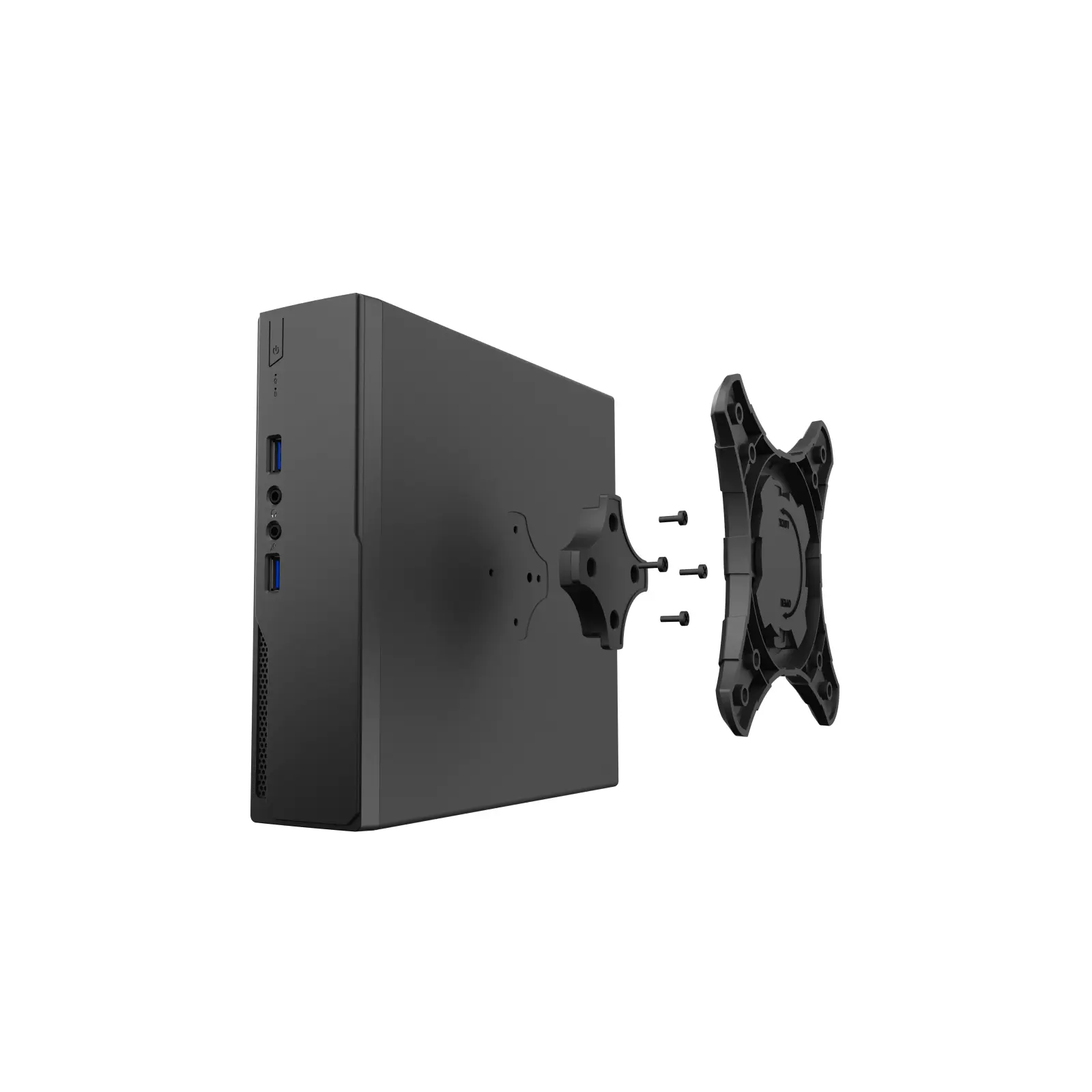 Корпус GAMEMAX MiniITX з блоком живлення 90W MT300-2U3-90W UA