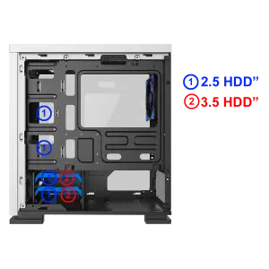 Корпус GAMEMAX ATX БЕЗ БЛОКА ЖИВЛЕННЯ EXPEDITION WT UA