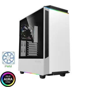 Корпус GAMEMAX ATX без блока живлення Paladin white UA