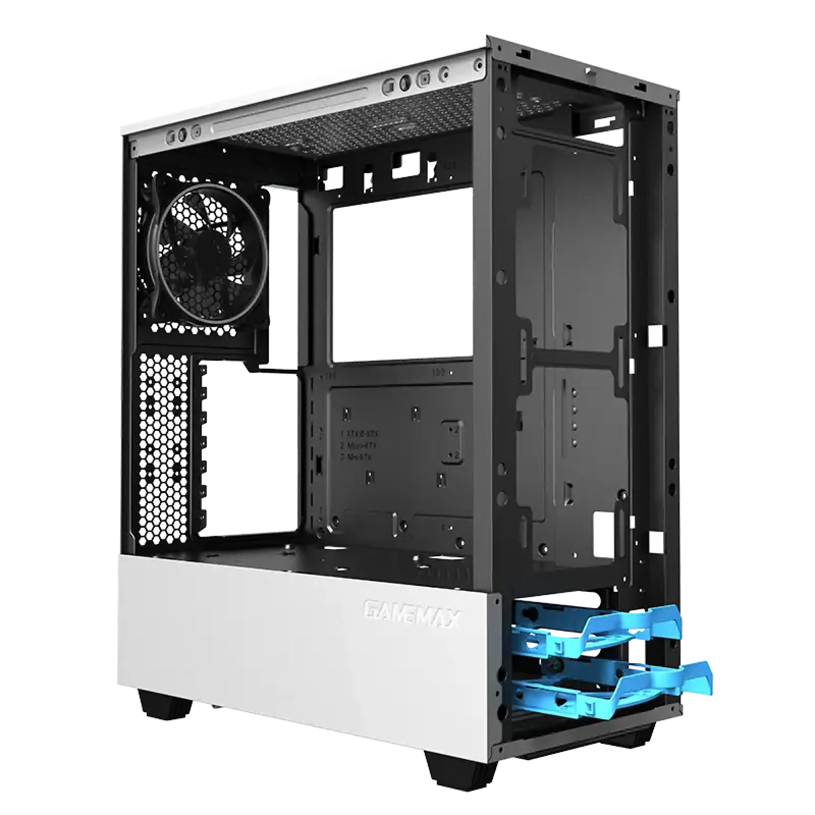 Корпус GAMEMAX ATX без блока живлення Paladin white UA