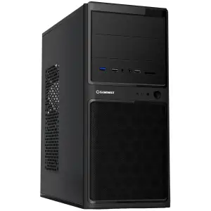 Корпус GAMEMAX mATX без БЖ SGCC/PSU rear/0.5mm/1xUSB3.0+2xUSB2.0+CR/HD audio MT306NPU3CR UA