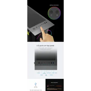 Корпус GAMEMAX ATX без БЖ Black Hole UA