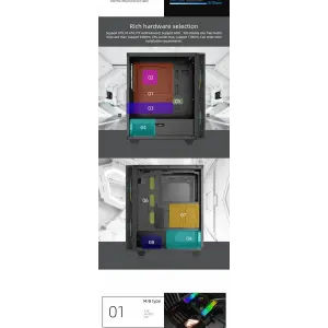 Корпус GAMEMAX ATX без БЖ Black Hole UA