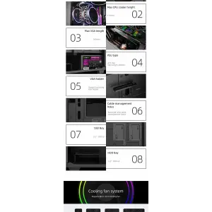 Корпус GAMEMAX ATX без БЖ Black Hole UA