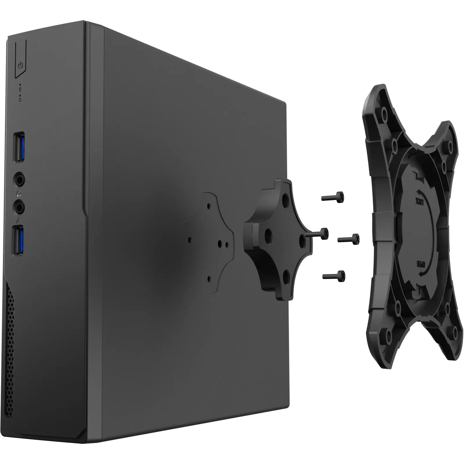 Корпус GAMEMAX MINI ITX Ultra Slim Case з зовнішнім блоком живлення на 120W MT300-2U3-120W UA