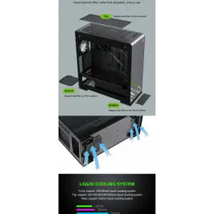Корпус GAMEMAX E- ATX Full Tower без блока живлення VEGA PRO GY UA