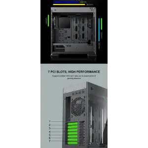 Корпус GAMEMAX E- ATX Full Tower без блока живлення VEGA PRO GY UA