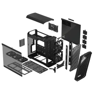 Корпус Fractal Design Torrent Black TG Light Tint Без БЖ (FD-C-TOR1A-01) UA