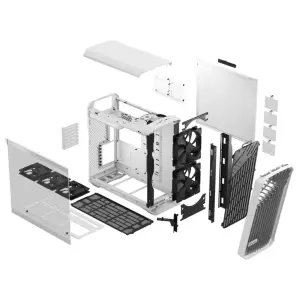 Корпус Fractal Design Torrent RGB White TG Clear Tint Без БЖ (FD-C-TOR1A-03) UA