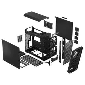 Корпус Fractal Design Torrent Black Solid Без БЖ (FD-C-TOR1A-05) UA