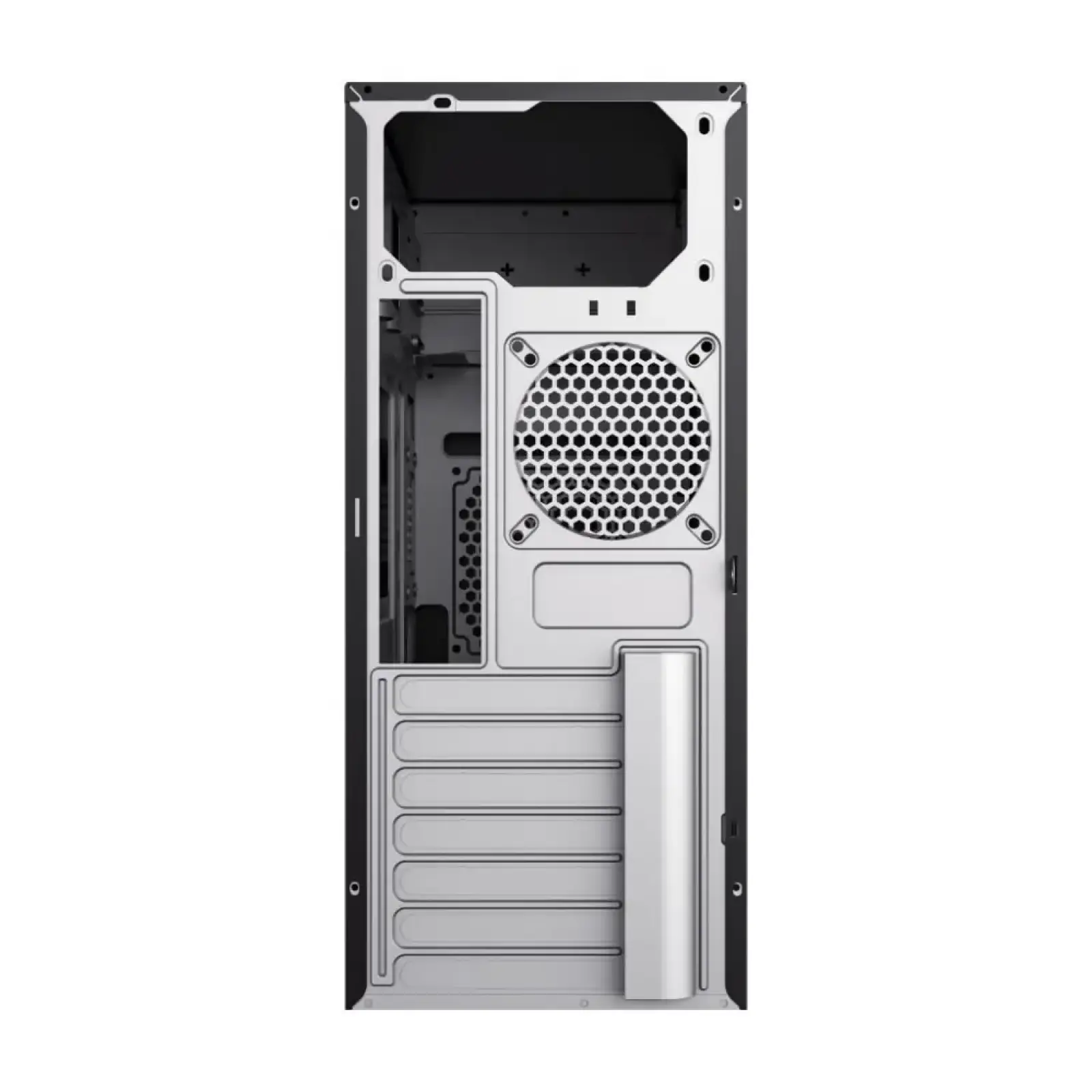 Корпус GAMEMAX компьютерний Midi Tower без блока живленн я ATX, Micro ATX, Mini ITX ET-210-NP UA