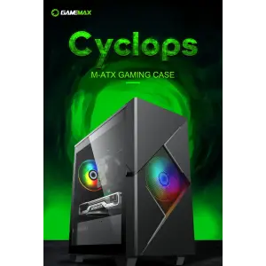Корпус GAMEMAX комп'ютерний Micro ATX без блока живлення icro Gaming Mini Tower Cyclops BG UA
