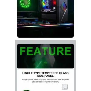 Корпус GAMEMAX комп'ютерний Micro ATX без блока живлення icro Gaming Mini Tower Cyclops BG UA