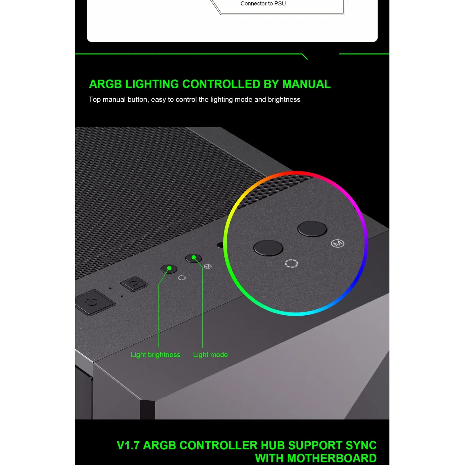 Корпус GAMEMAX комп'ютерний Micro ATX без блока живлення icro Gaming Mini Tower Cyclops BG UA