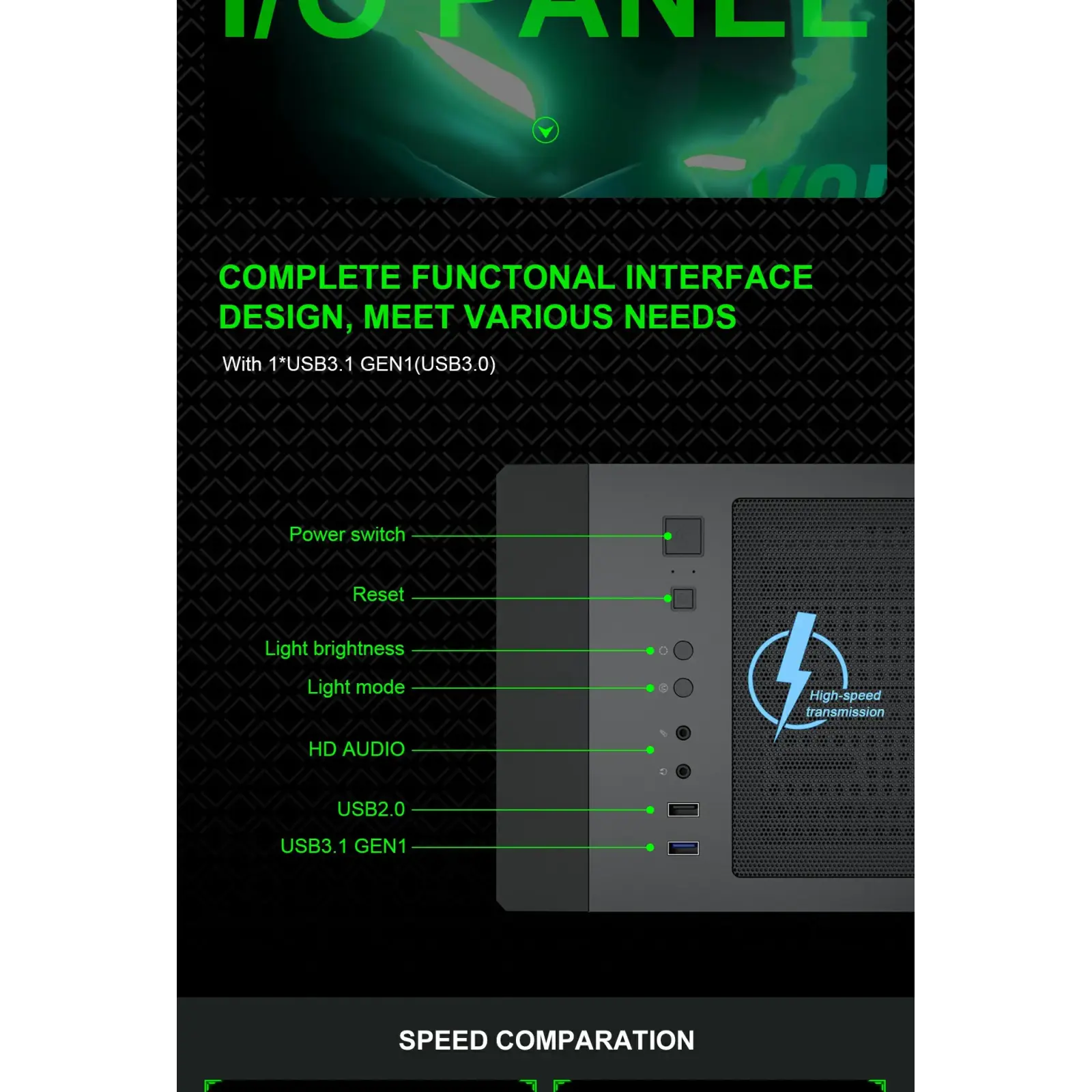 Корпус GAMEMAX комп'ютерний Micro ATX без блока живлення icro Gaming Mini Tower Cyclops BG UA