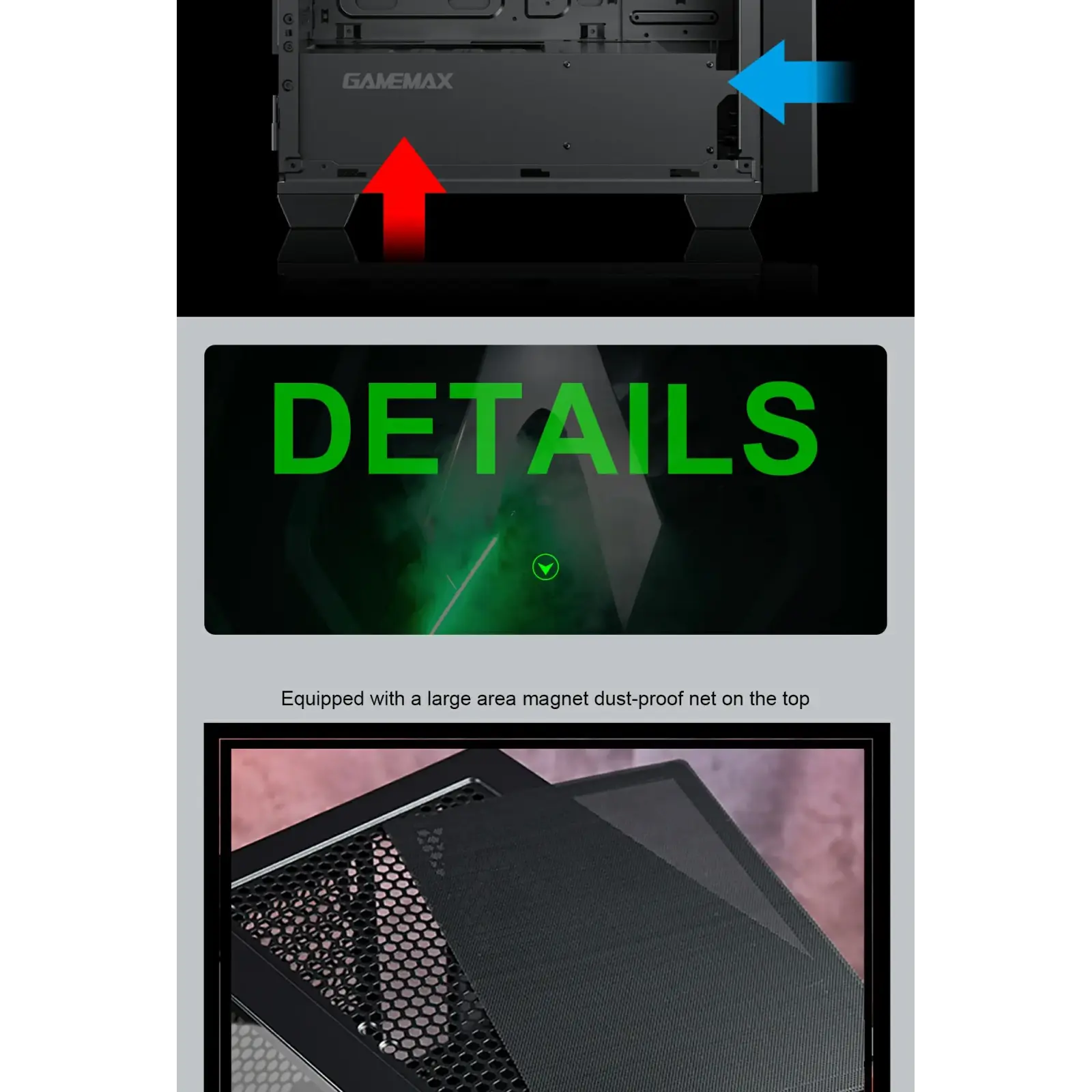 Корпус GAMEMAX комп'ютерний Micro ATX без блока живлення icro Gaming Mini Tower Cyclops BG UA