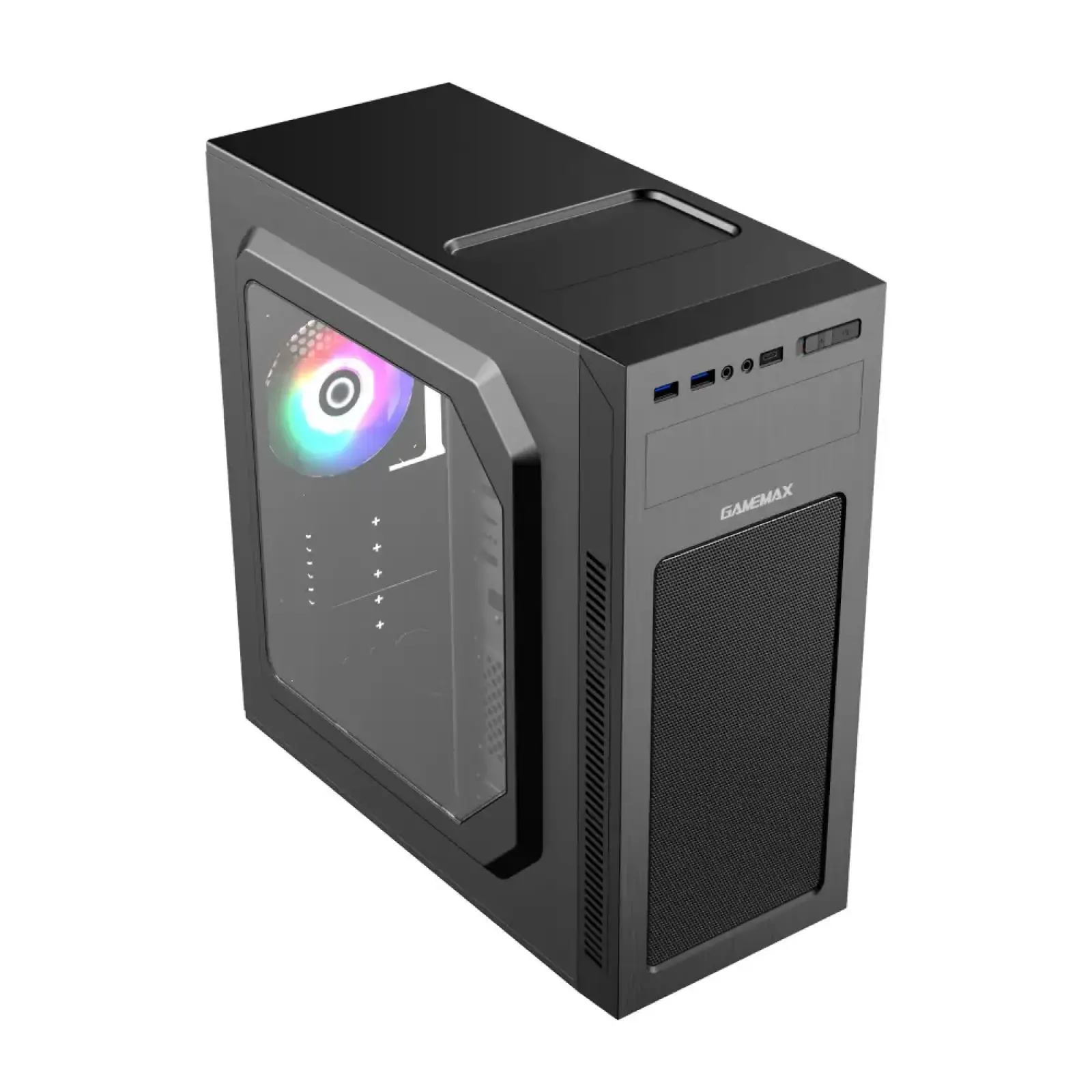 Корпус GAMEMAX комп'ютерний Midi Tower без блока живлення ATX, Micro ATX, Mini ITX;2usb 3.0+1Type-C MT525-2U3TYC-NP UA