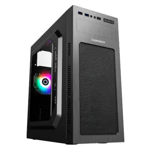 Корпус GAMEMAX комп'ютерний Midi Tower без блока живлення ATX, Micro ATX, Mini ITX;2usb 3.0+1Type-C MT525-2U3TYC-NP UA