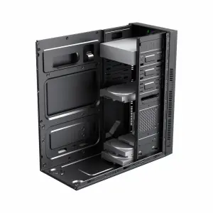 Корпус GAMEMAX комп'ютерний Midi Tower без блока живлення ATX, Micro ATX, Mini ITX;2usb 3.0+1Type-C MT525-2U3TYC-NP UA