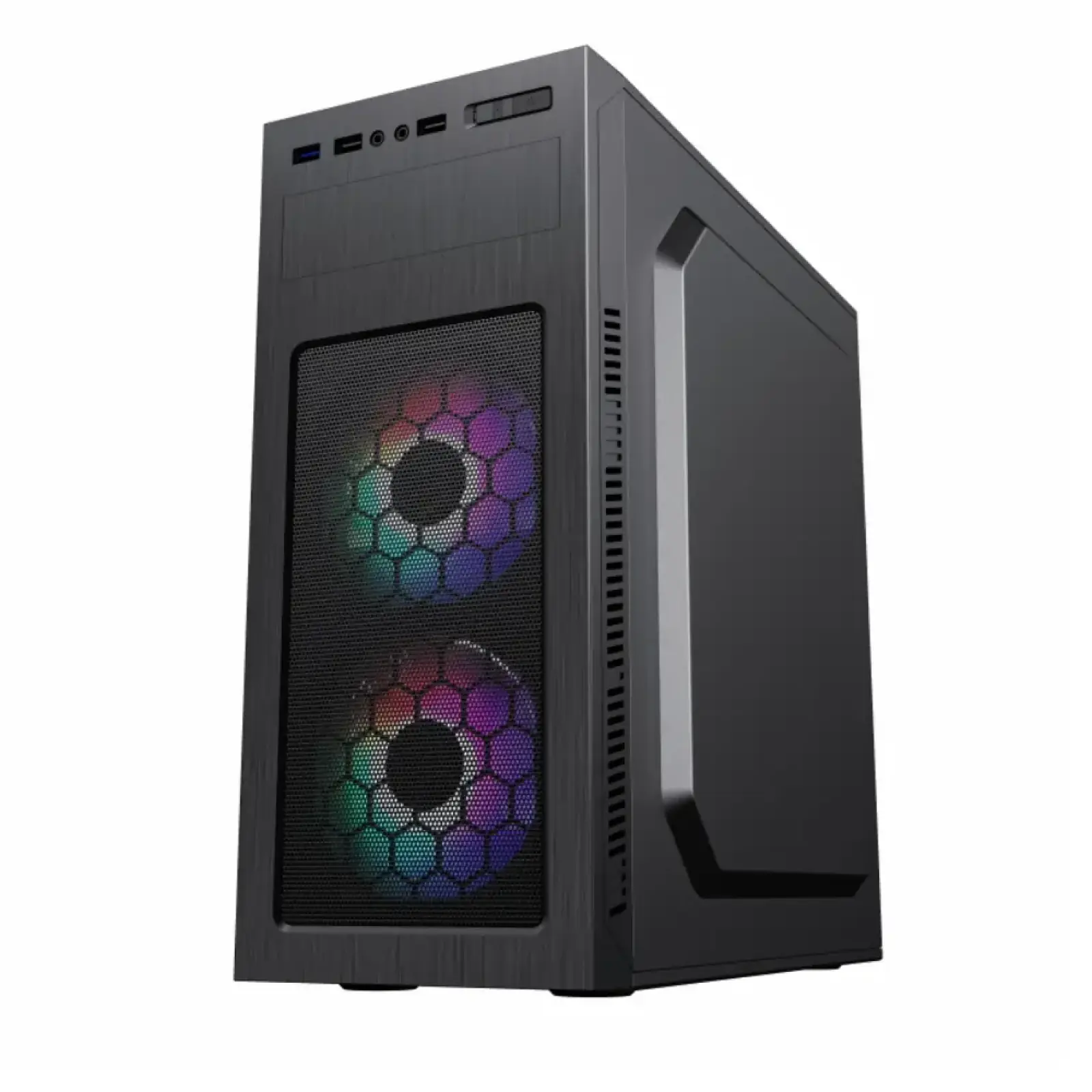 Корпус GAMEMAX комп'ютерний Midi Tower без блока живлення ATX, Micro ATX, Mini ITX;2usb 3.0+1Type-C MT525-2U3TYC-3FAN UA