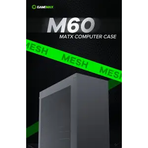 Корпус GameMax M60 Black Без БП UA