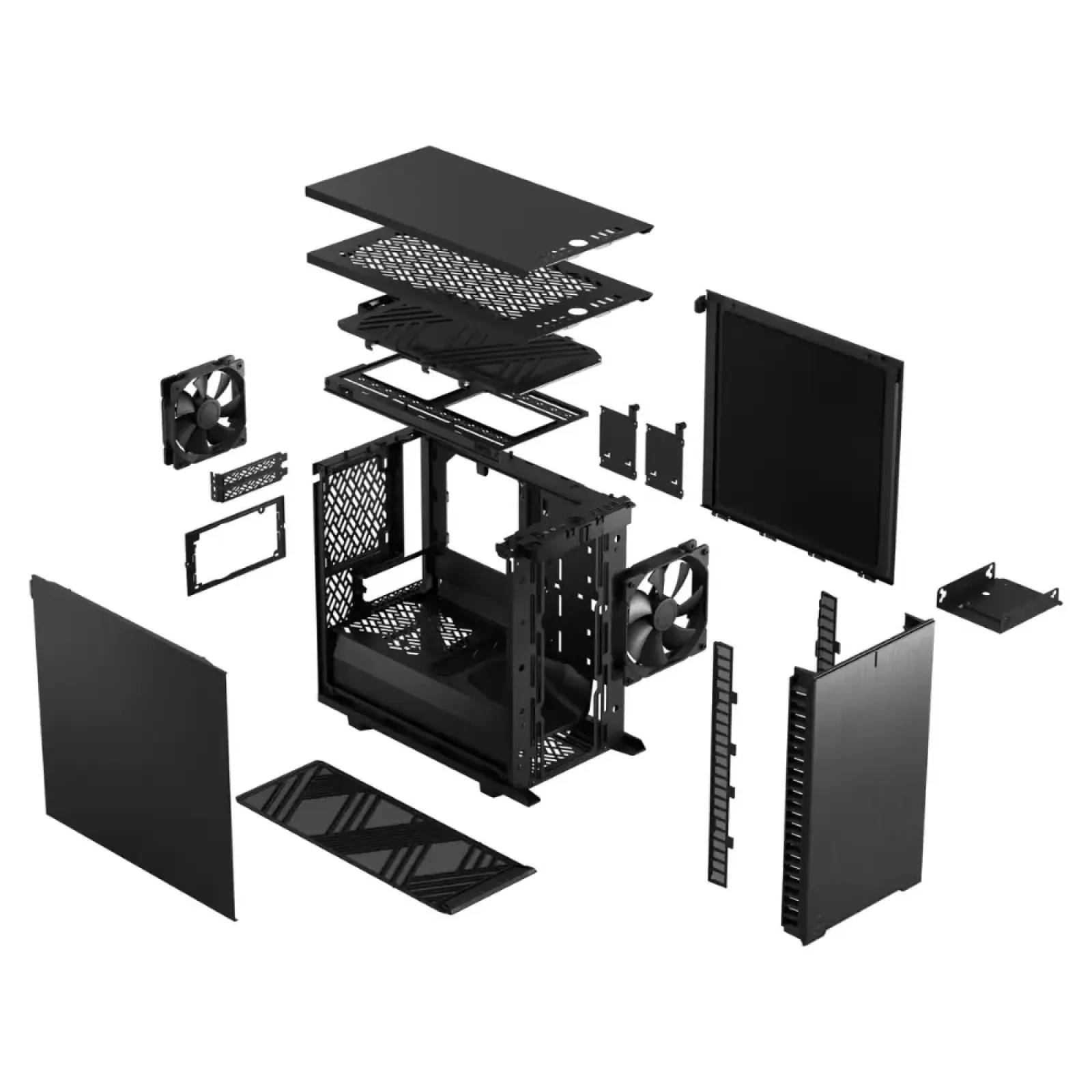 Корпус Fractal Design Define 7 Nano Solid Black Без БЖ (FD-C-DEF7N-01) UA
