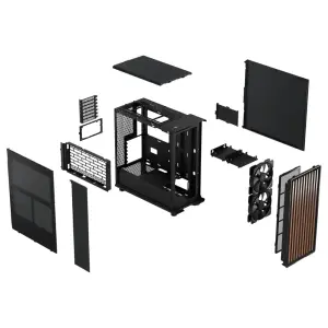 Корпус Fractal Design North Charcoal Black Без БЖ (FD-C-NOR1C-01) UA