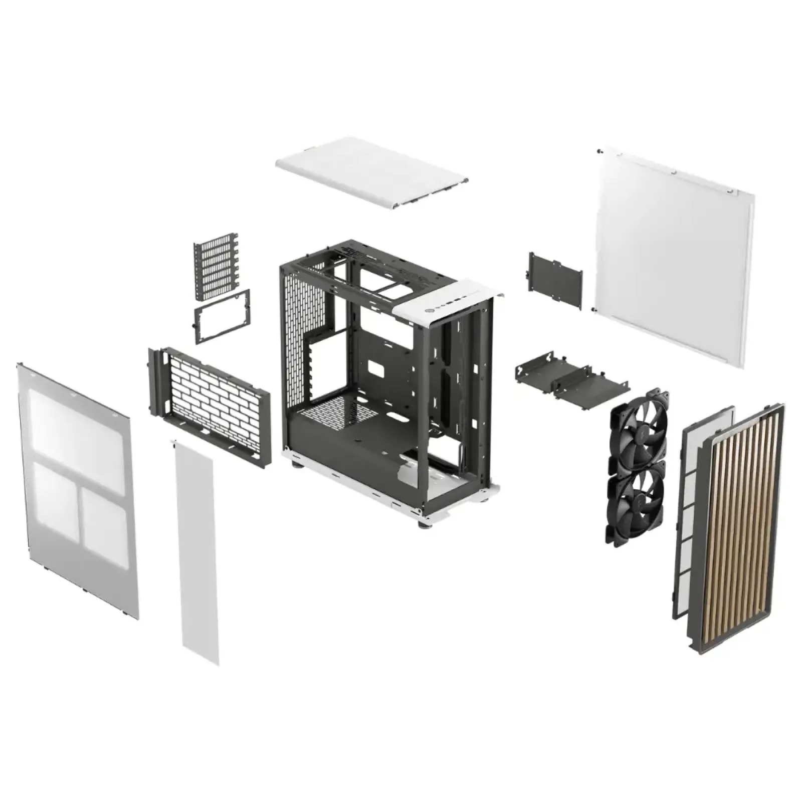 Корпус Fractal Design North Chalk White Без БП (FD-C-NOR1C-03) UA