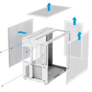 Корпус Gamemax Infinity White б/БП UA