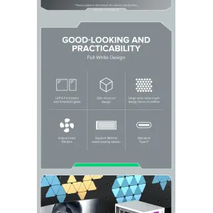 Корпус Gamemax Infinity White б/БП UA