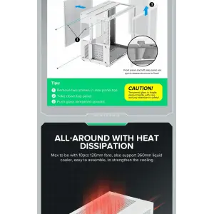 Корпус Gamemax Infinity White б/БП UA