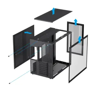 Корпус Gamemax Infinity BK б/БП UA