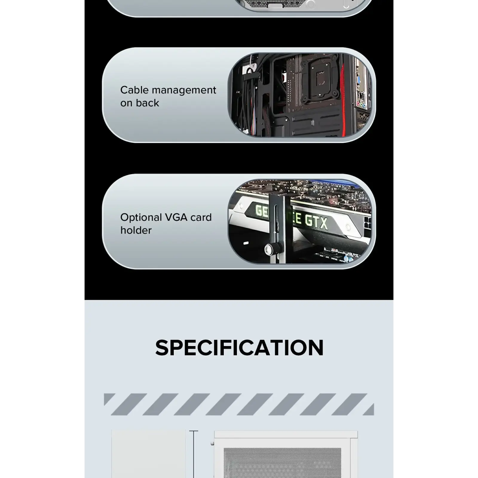 Корпус GAMEMAX Micro ATX без блока живлення ini Tower M60 White UA