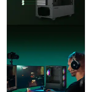 Корпус GameMax Storm Black Без БЖ UA