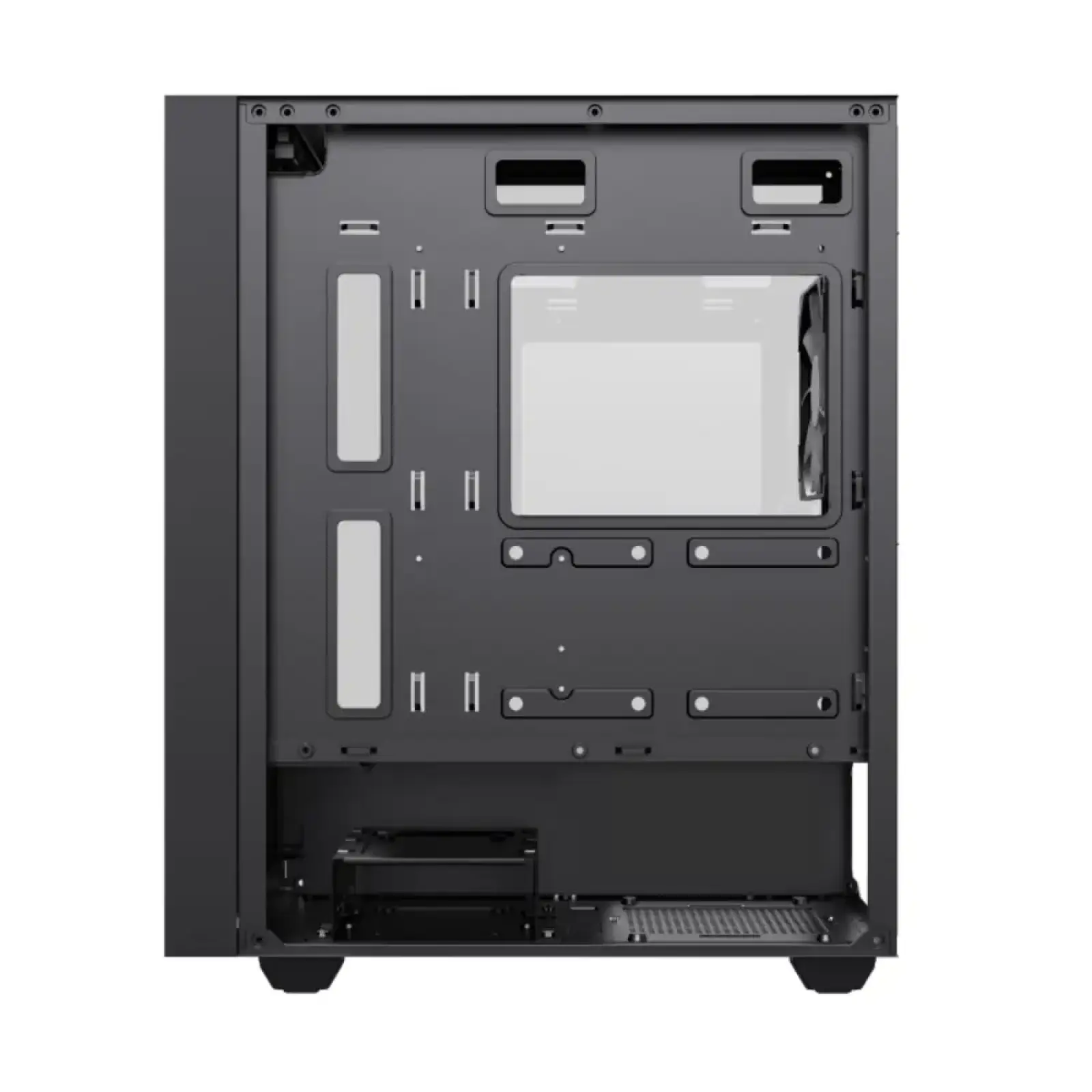 Корпус GAMEMAX Micro ATX без блока живлення, закалене скло Storm Black UA