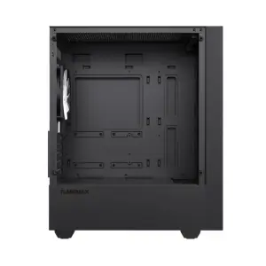 Корпус GAMEMAX Micro ATX без блока живлення, закалене скло Storm Black UA