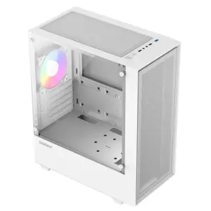 Корпус GAMEMAX Micro ATX без блока живлення, закалене скло Storm White UA