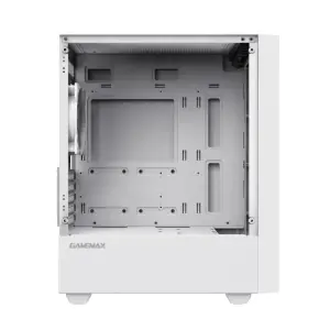Корпус GAMEMAX Micro ATX без блока живлення, закалене скло Storm White UA